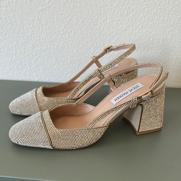 Steve Madden Rhinestone Heels - Picture 2 of 8